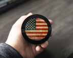 Rustic American Flag Snus Storage Case Bottle Opener