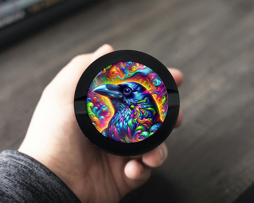 Trippy Raven Snus Storage Case Bottle Opener