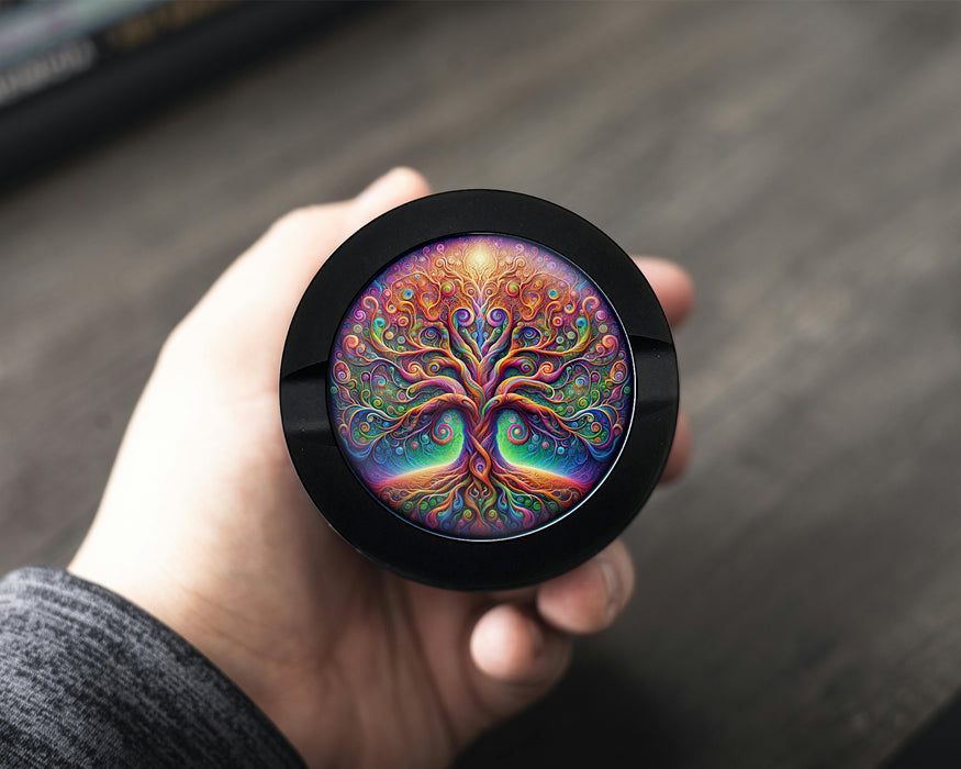 Snus Storage Case Psychedelic Tree Of Life Black
