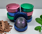 Celestial Wings Knotwork Crest Snus Storage Case Blue