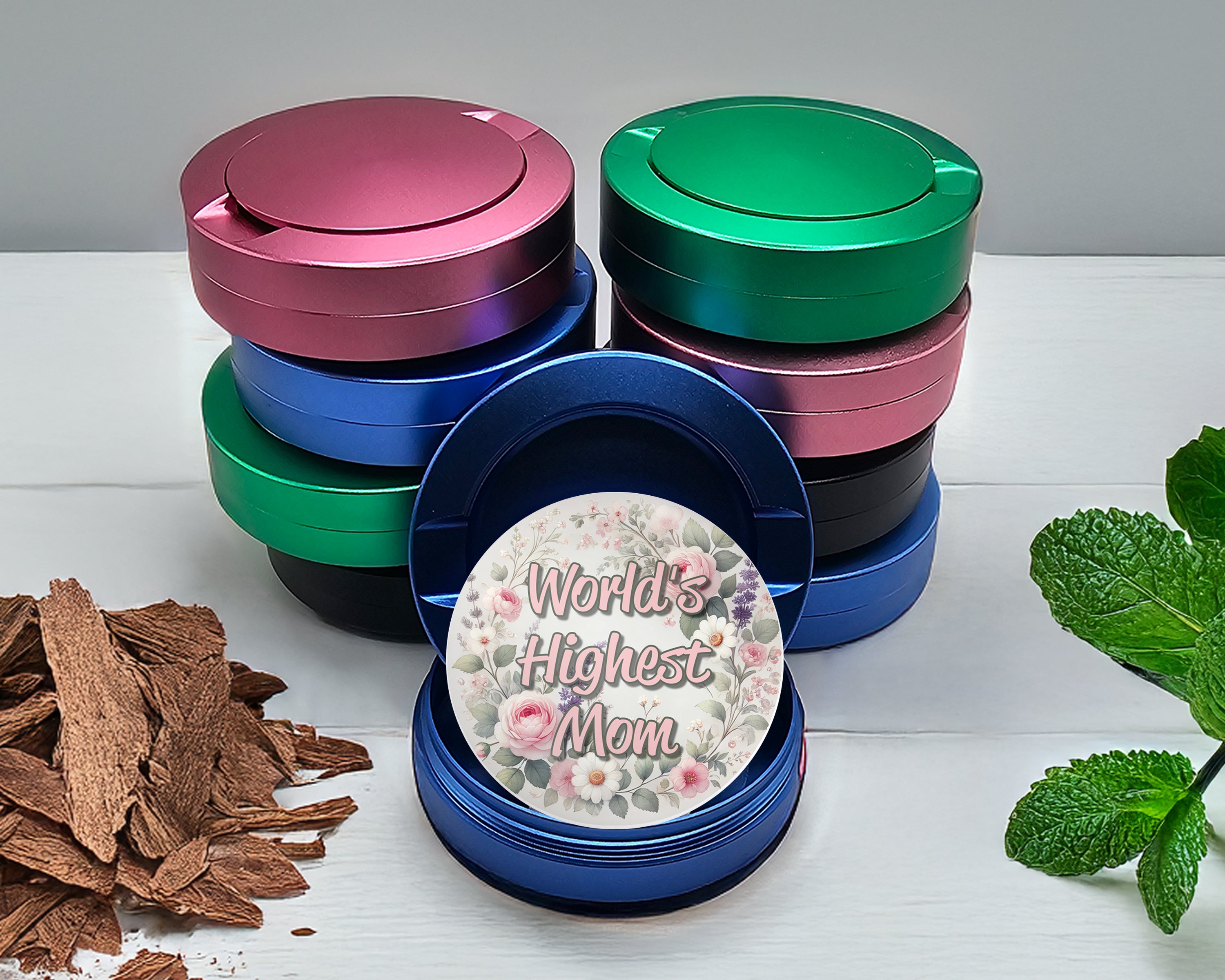World's Greatest Mom Snus Storage Case Blue