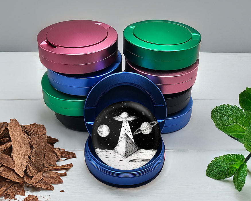 Intergalactic Pyramid Theory Snus Storage Case Blue