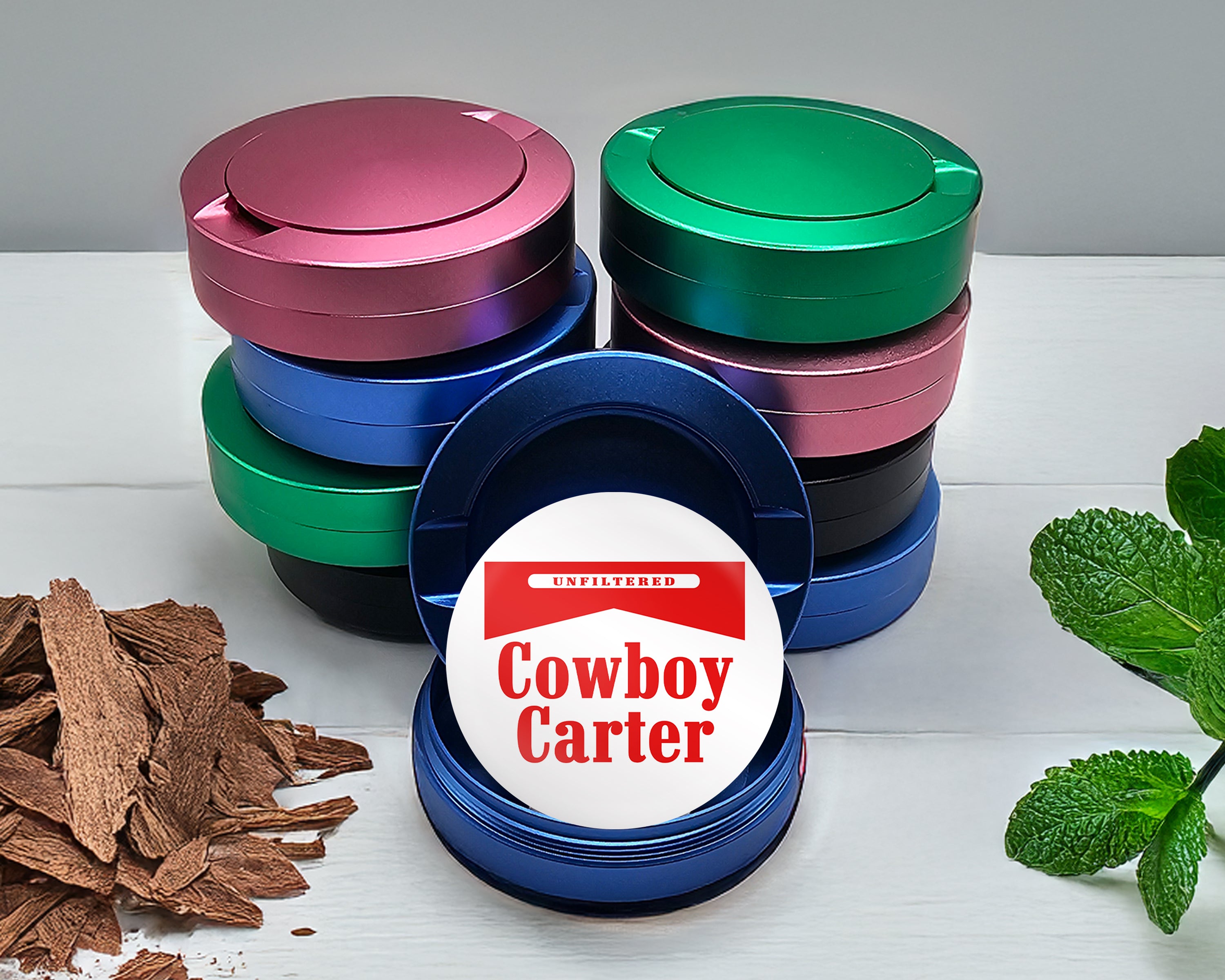 Cowboy Karter Snus Storage Case Blue