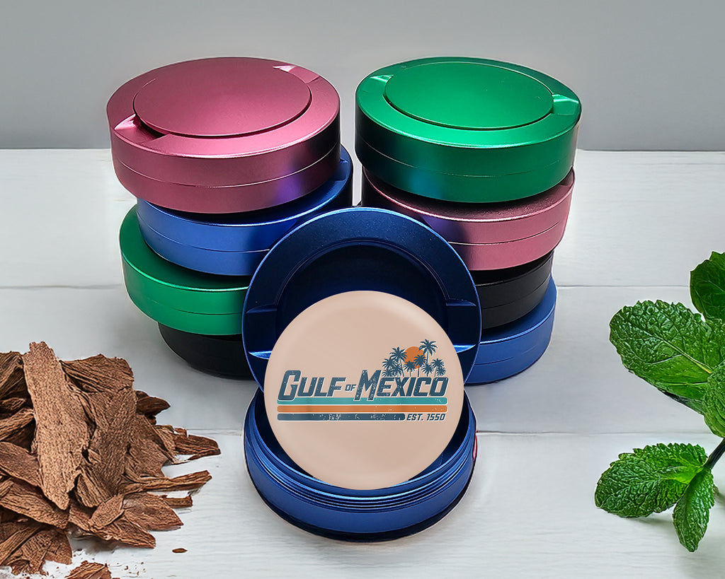 Gulf Of Mexico Snus Storage Case Blue