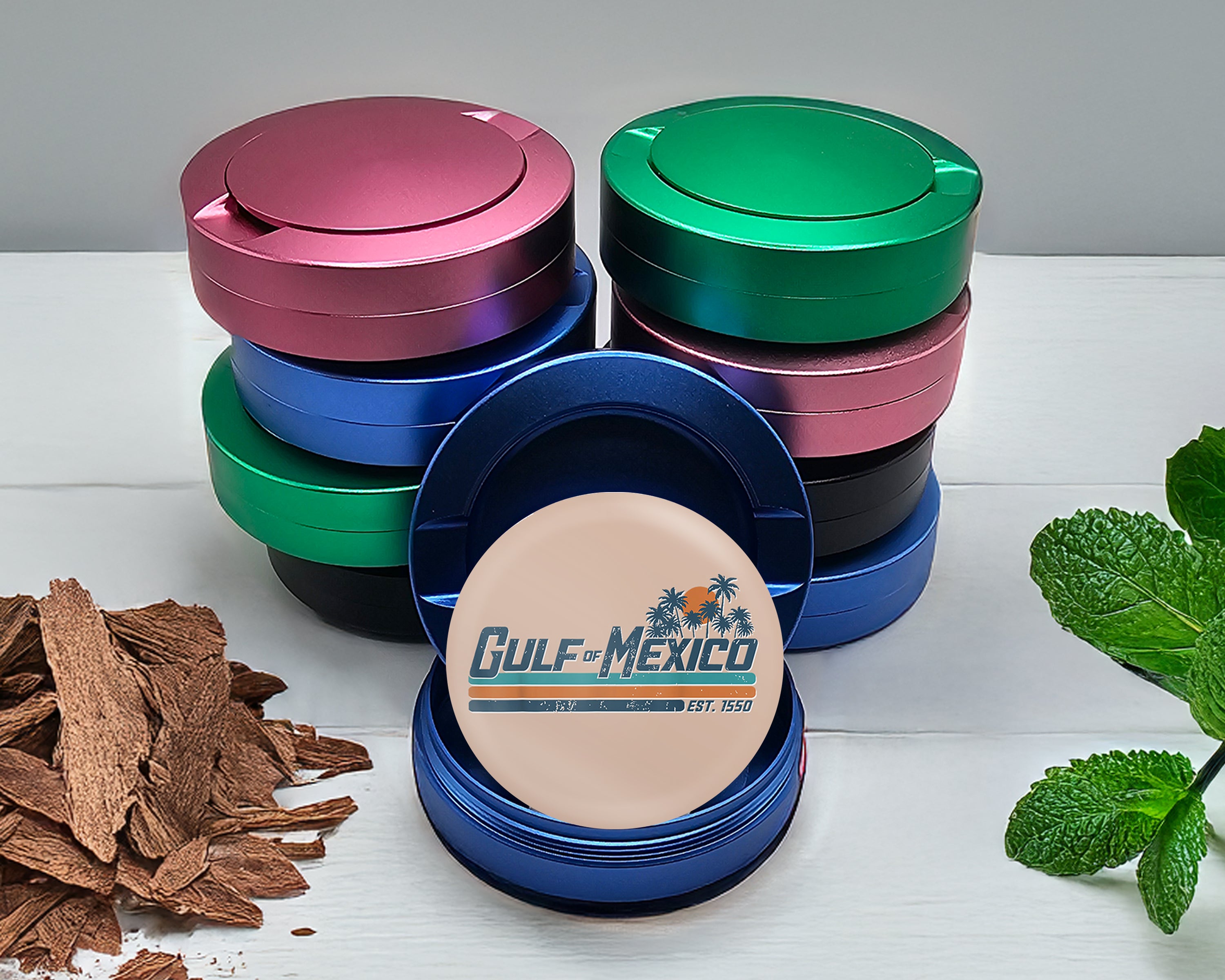 Gulf Of Mexico Snus Storage Case Blue