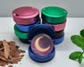 Crescent Moon in Dreamy Night Sky Snus Storage Case Blue