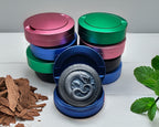 Oceanic Ouroboros Rune Circle Snus Storage Case Blue