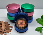 Celestial Third Eye Sun Snus Storage Case Blue