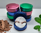 Sistine Chapel, Hand of God,Michaelangelo Snus Storage Case Blue