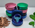 Taurus Zodiac Grinder Snus Storage Case Blue