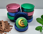 Owl Perched On A Golden Moon Snus Storage Case Blue