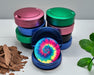 Peace, Love and Tie Dye Snus Storage Case Blue