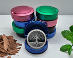 Norse Yggdrasil Tree Of Life Snus Storage Case Blue