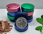 Norse Ravens Snus Holder, Huginn, Muninn, and Jack Snus Storage Case Blue