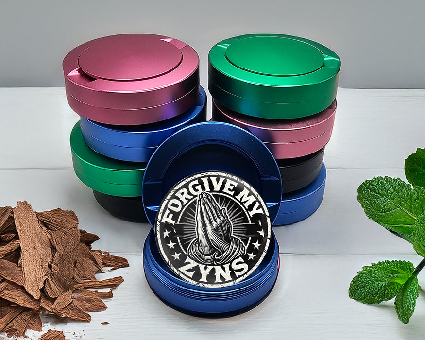 Foorgive My Sins Zyn Storage Case Blue