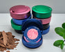Pink Kawaii Crescent Moon with Stars Snus Storage Case Blue