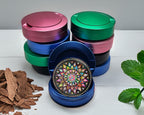 Mandala Trippy  Snus Storage Case Blue