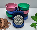 Viking Battle Axes Snus Storage Case Blue