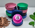 Glossy Pink Magic 8 Ball Pop Aesthetic Snus Storage Case Blue