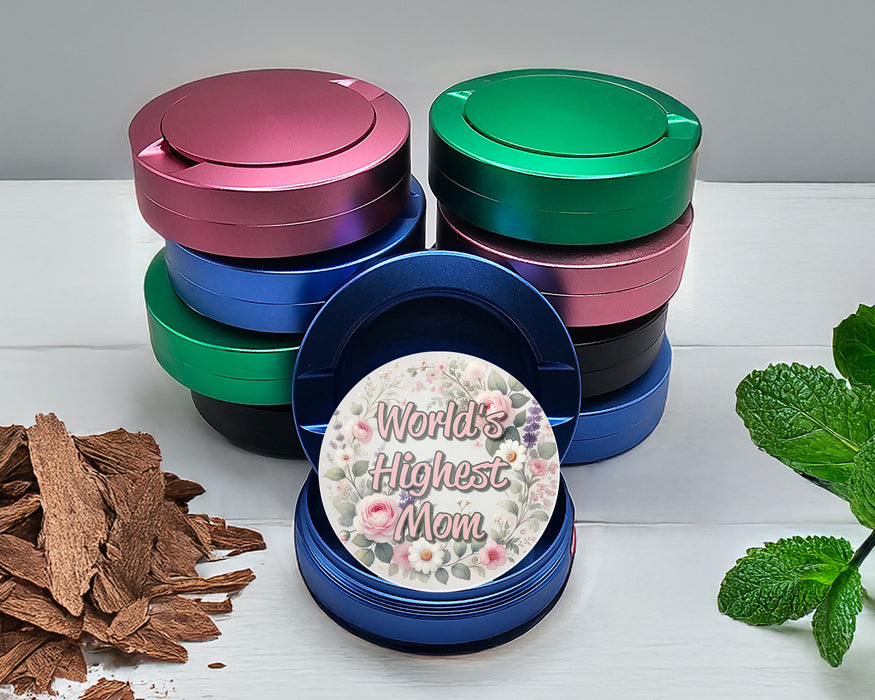 World's Greatest Mom Snus Storage Case Blue