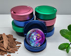 Virgo Zodiac Sign Gift Snus Storage Case Blue