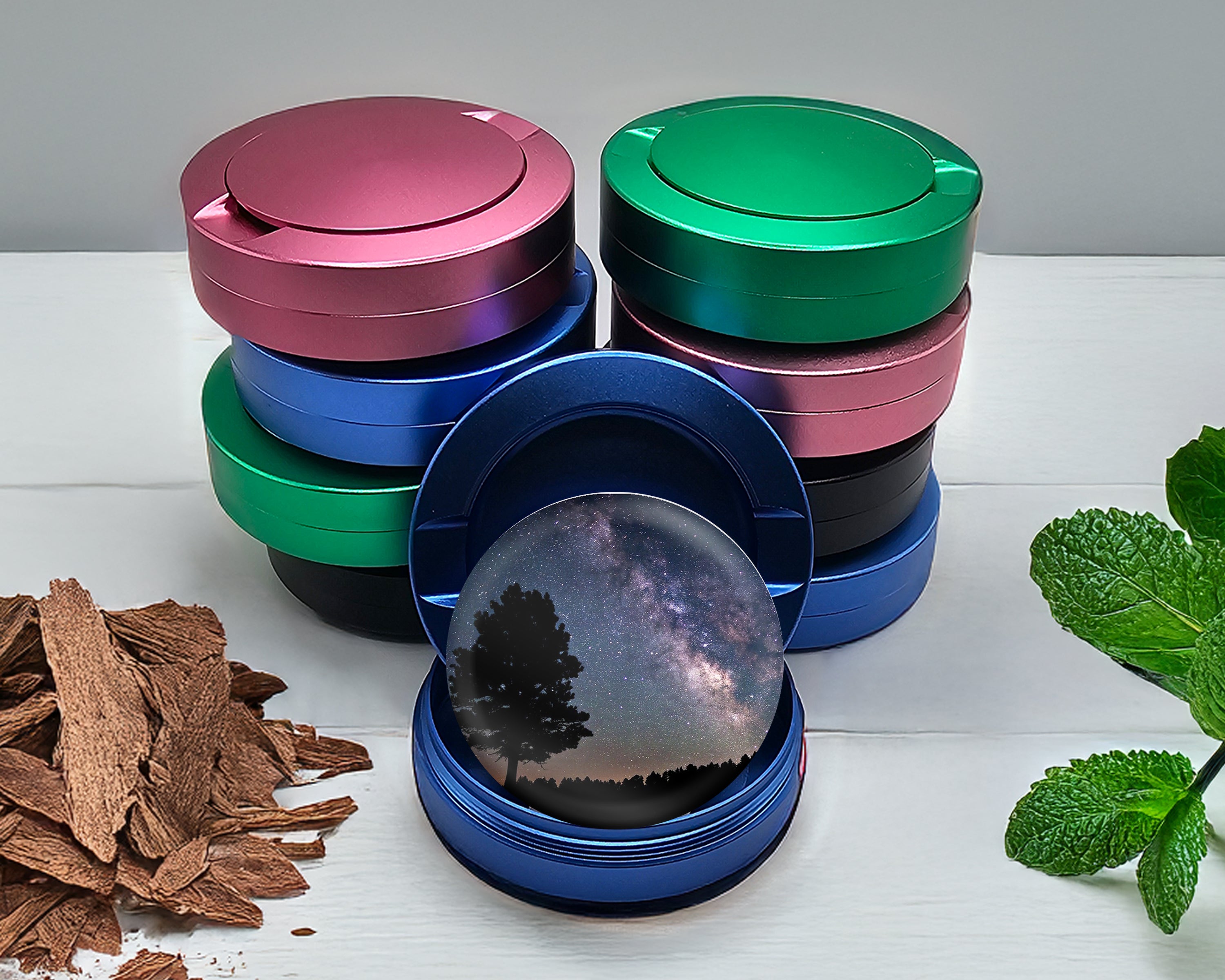 Milky Way Galaxy Snus Storage Case Blue