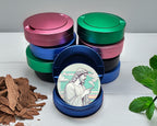 Jesus With Cig Vaporwave Snus Storage Case Blue