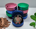 Colorful Sea Turtle Mandala Snus Storage Case Blue