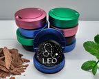 Leo, the Lion Zodiac Birth Sign Snus Storage Case Blue