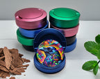 Trippy Raven Snus Storage Case Blue