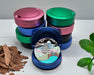 Japanese Style Traditional Landscape Sakura Snus Storage Case Blue