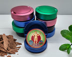 Medieval Venus Planetary Zodiac Snus Storage Case Blue