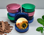 Sunflower Snus Storage Case Blue
