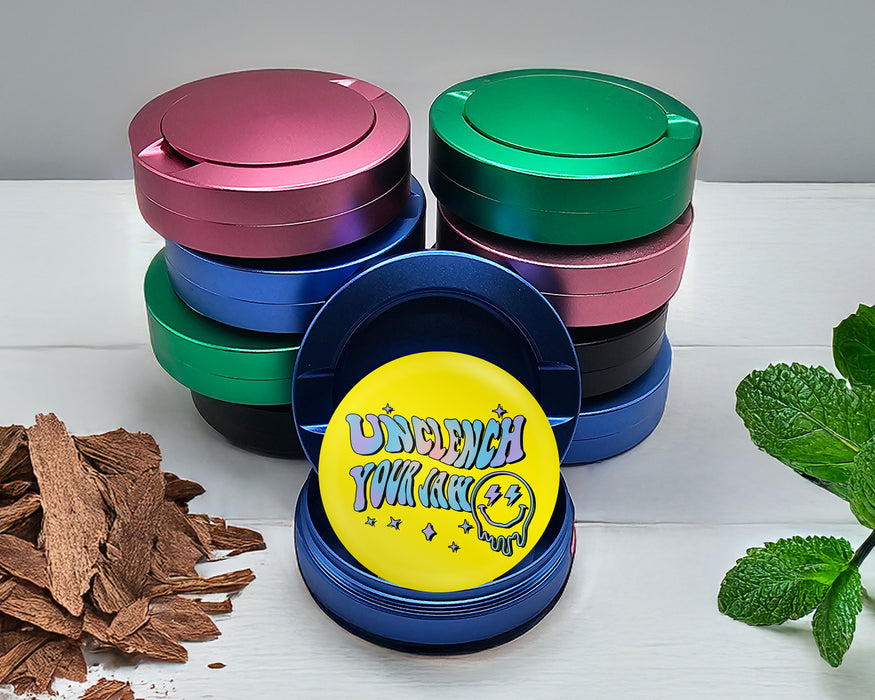 Unclench Your Jaw Snus Storage Case Blue