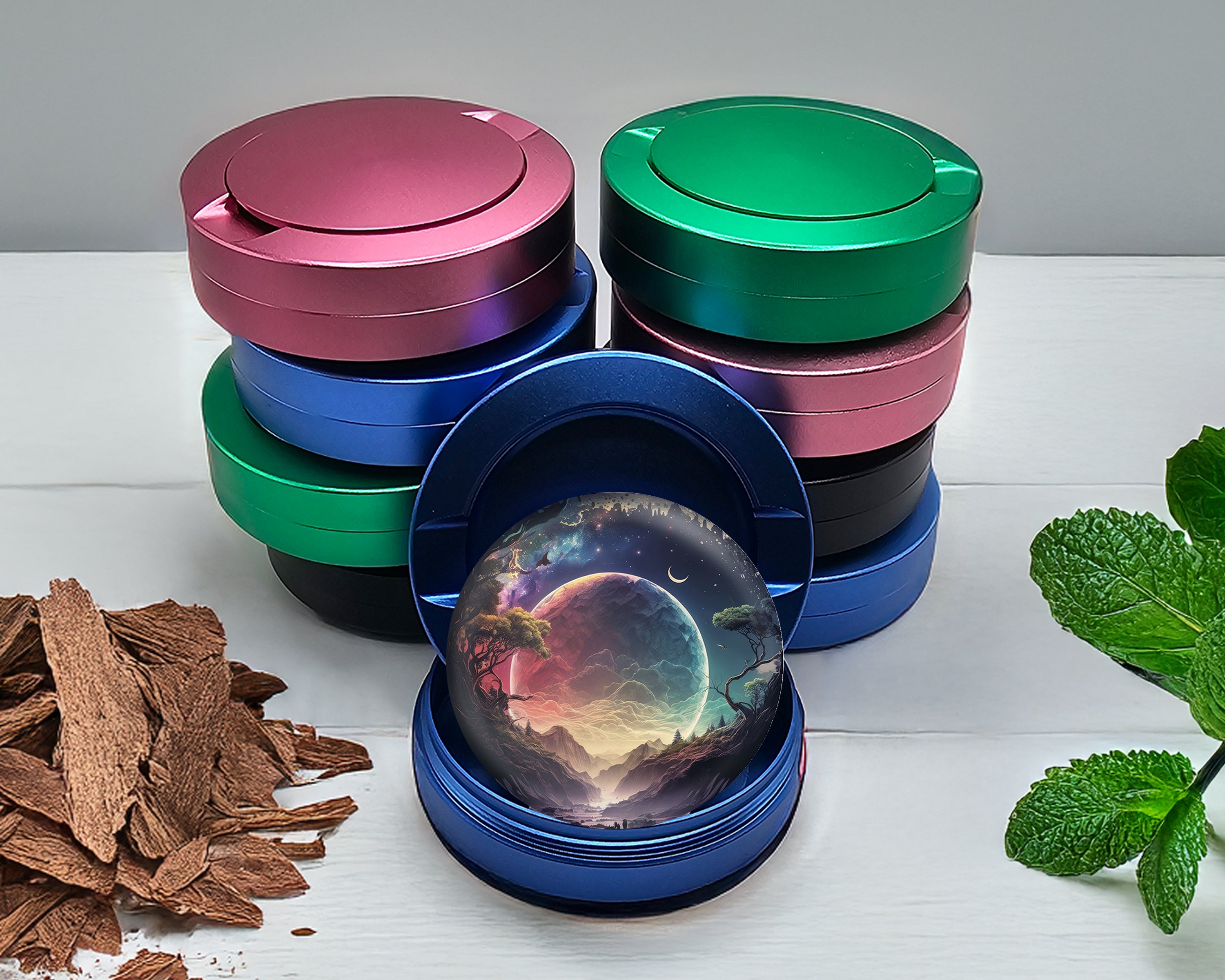World Within A World Snus Storage Case Blue