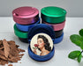 Romantic Retro Rose Beauty Snus Storage Case Blue