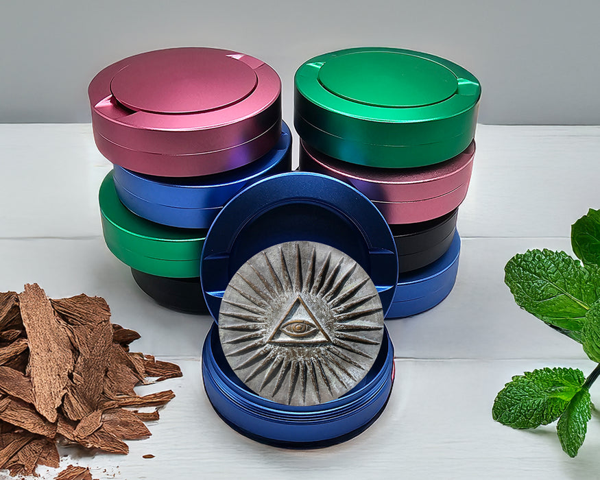 All Seeing Eye Snus Storage Case Blue