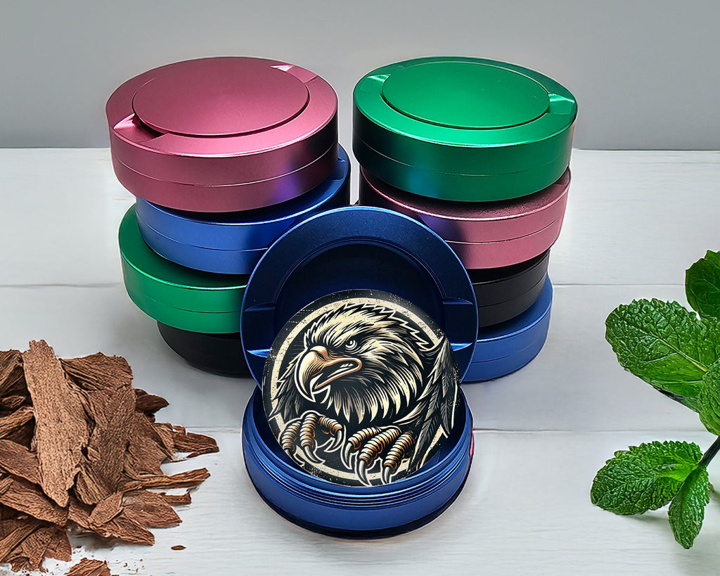 American Eagle Power Snus Storage Case Blue