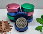 Nordic Knotwork Shield Emblem Snus Storage Case Blue