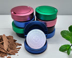 Celestial Crystal Energy Grid Snus Storage Case Blue