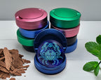Cancer Zodiac Sign Snus Storage Case Blue