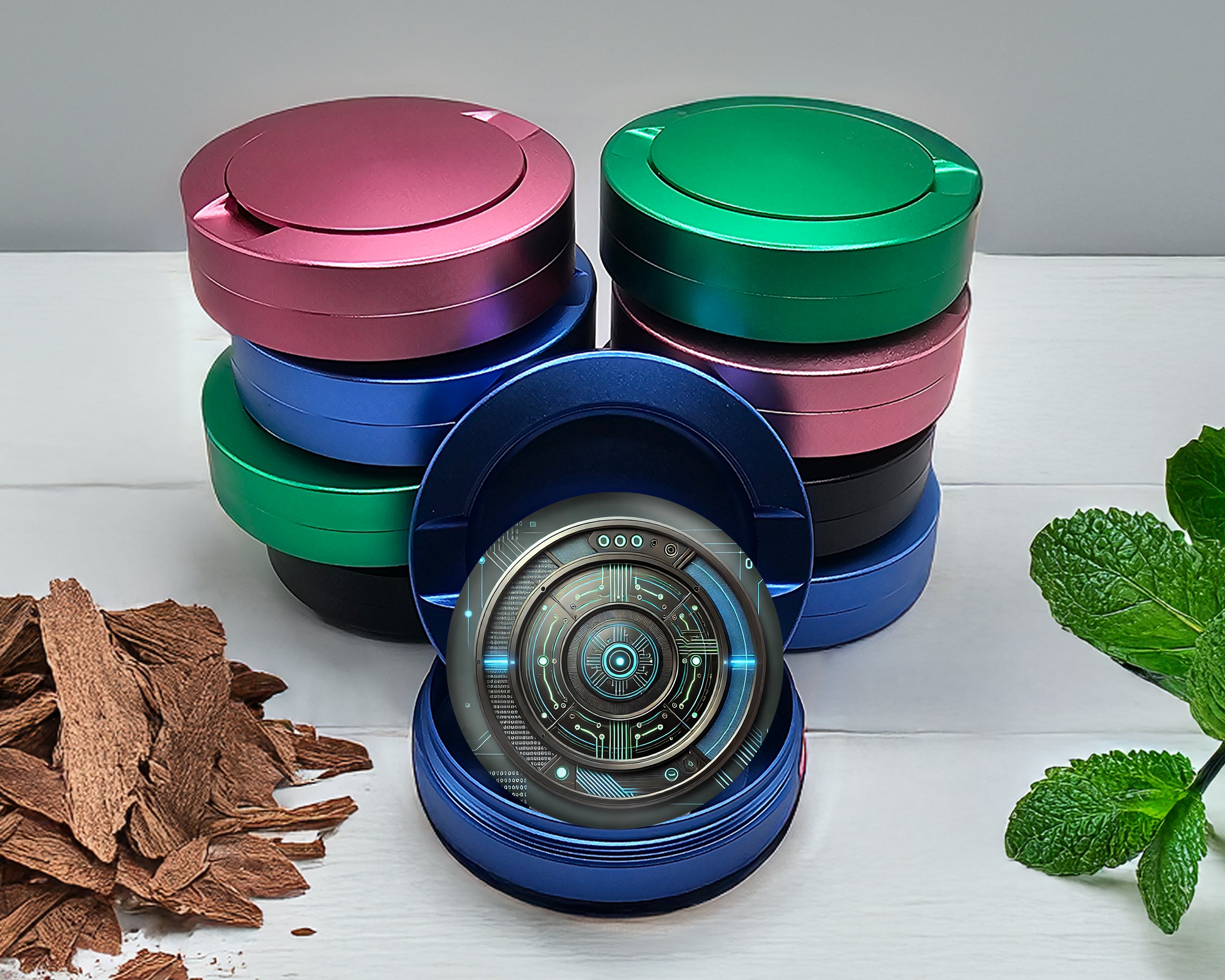 Tech Bro Snus Storage Case Blue