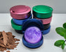 Purple Galaxy Moon with Starscape Snus Storage Case Blue