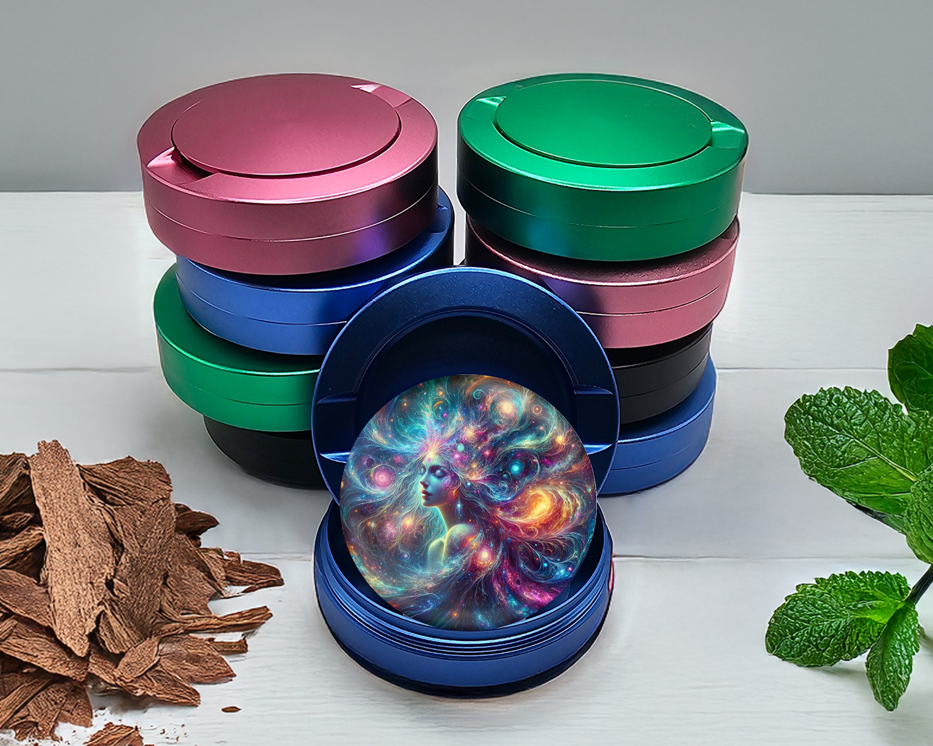 Cosmic Woman Snus Storage Case Blue