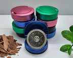 Triple Moon Rose Sigil Snus Storage Case Blue