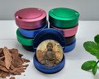 Buddha Pattina Buddhist Statue Snus Storage Case Blue