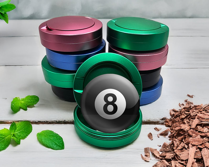 Green Magic 8 Ball Zyn Storage Case
