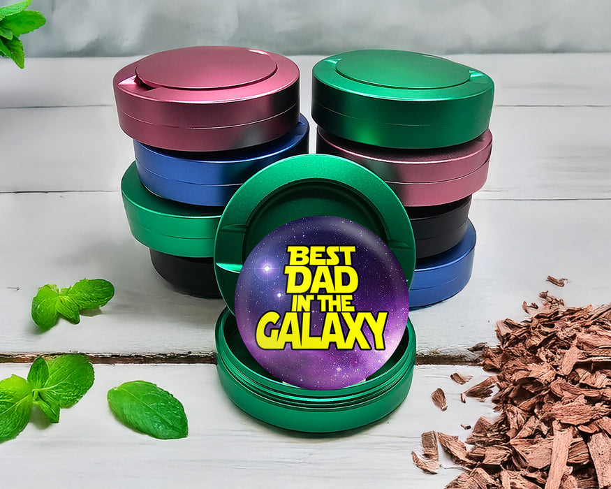 Green Best Dad In The Galaxy Snus Storage Case