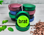 Green Brat Lime Green Grinder Snus Storage Case