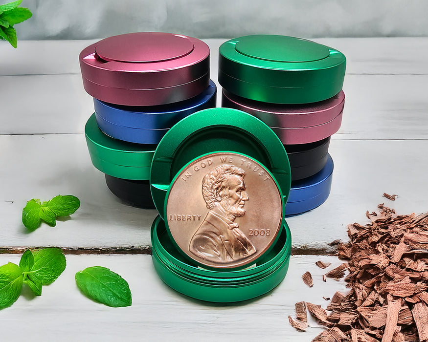Green Penny For Your Thoughts Zyn Storage Case